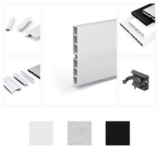 Sockelblende bis 10,5m Küchensockel Einbauküche Arbeitsplatte Zubehör 5 Farben