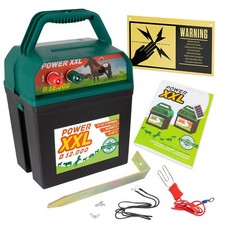 Weidezaungerät Power XXL B 12.000 9V 12V inkl. Warnschild Kombigerät Elektrozaun