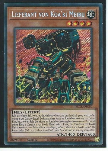 Yugioh lieferant von koa - yugioh,