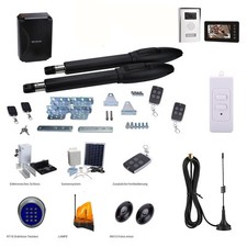 Drehtorantrieb Set 2-flügelig 6m/600kg Toröffner Komplettset Zubehör