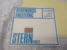 1968  Radio Anleitung : RFT