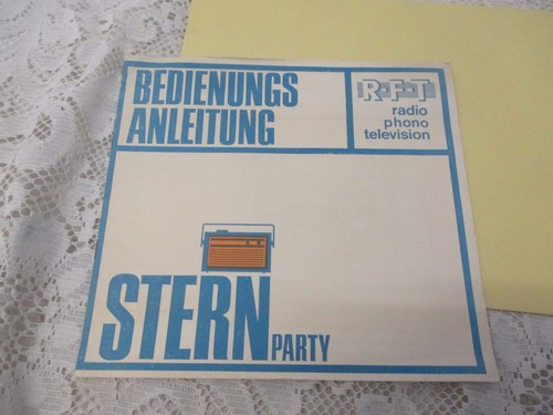 1968 radio anleitung - 1968, :