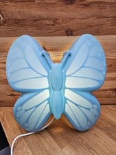 IKEA UPPLYST LED Wandleuchte Schmetterlingsform blau Lampe warmweiß Leuchte