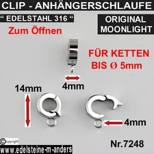 Clip Anhängerschlaufe Schmuck