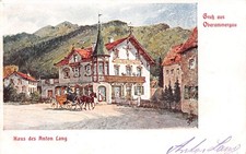 755491) Gruss aus Karte Haus