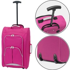 Handgepäck Trolley Bordcase 55x33x20cm 35L pink leicht 2 Rollen Koffer