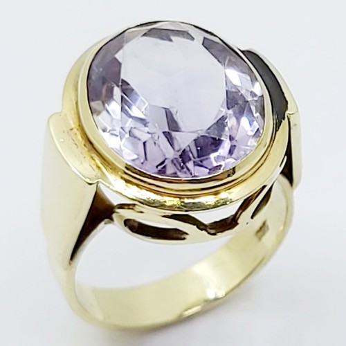 Ring 585 mit amethyst - 1,