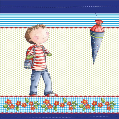 20x servietten 33x33cm - 20x,