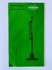 Gebrauchsanleitung Vorwerk Teppich-Frischer 731