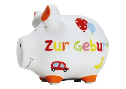 Sparschwein zur geburt - zur,