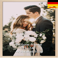 Holzfarbener Bilderrahmen