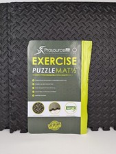 Puzzle Exercise Mat, EVA Interlocking Foam Floor Tiles for Home Gym, Matte