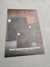 TPEEP179 MAGAZIN WERBUNG 11X8" EDEN BASS VERSTÄRKUNG - E-SERIE BASS KOMBOS 