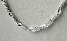 925 ECHT SILBER Singapur Kette