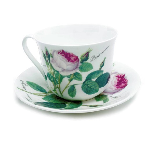 Jumbotasse redoute rose roy - redoute,