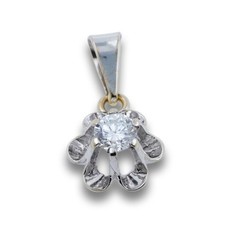 Solitär Anhänger 585 Gold 14
