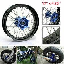 17"x4.25" Supermoto Felge Rad Hinterradfelge für Yamaha YZ 250 F YZ 450 F 09-24