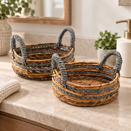 Bananenblatt raffia körbe - 2, bananenblatt-raffia