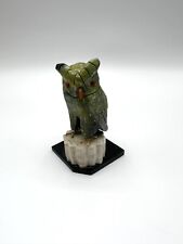 Vogel Eule Sockel Stein