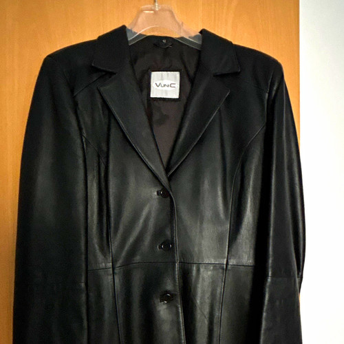 Vunc damen lederjacke schwarz - vunc,