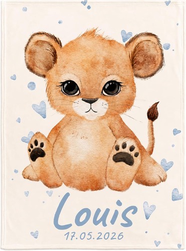 Personalisierte babydecke mit - babydecke,