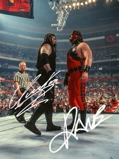 Kane und Undertaker signiert