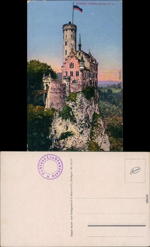 Ansichtskarte lichtenstein - ansichtskarte,