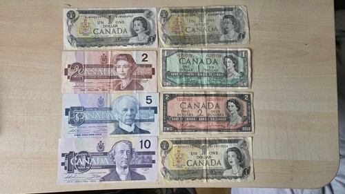 Alte kanadische dollar - dollar, scheine