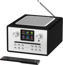 CD Internetradio. DAB+, BT, Fernbedienung, Majority Homerton 2, schwarz, NEU