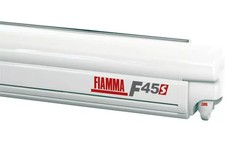 Fiamma F45s Wandmarkise 400 cm (Polar White / Royal Blue) Campingzubehör B-Ware