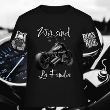 MAN & WOMAN - T SHIRT - PRINT - MOTORRAD BIKER - MOTOSPORT - LA FAMILIA - SHIRT
