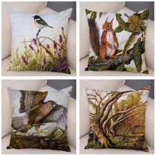 Bunte Tier-Kissenbezüge