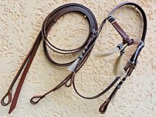 WESTERNTRENSE Westernzaum + Zügel TRENSE & SPLITREINS ~Tassels~ Diverse Gr. + Fa