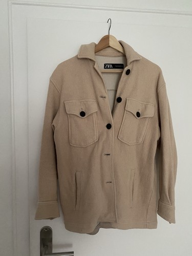 Zara hemdjacke beige - beige, s