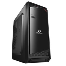 Zusammengebauter desktop - zusammengebauter, desktop-pc