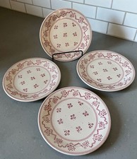 4 LAURA ASHLEY Burgundy Pink