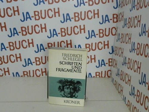 Schriften und fragmente - schriften,