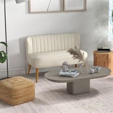 HOMCOM Sofa 2-Sitzer Couch
