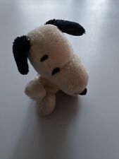SNOOPY PEANUTS KUSCHELTIER STOFFTIER PLÜSCHTIER HÖHE 16 CM SITZEND GEBRAUCHT