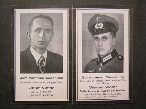 Sterbezettel sterbebild soldat - sterbebild,