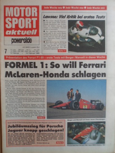 Motor sport aktuell 1989 - -,