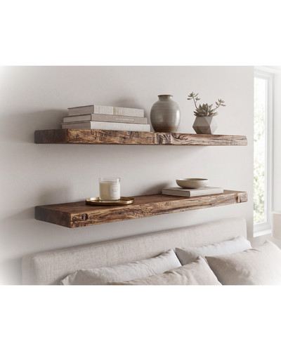 Landhaus wandregal holz - wandregal,