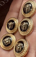 5er Set Versace Knöpfe