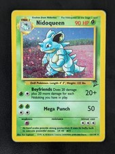 Pokemon Nidoqueen 12/130 Base Set 2 Englisch 1995 VG