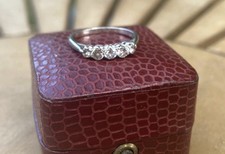 Platin Ring Antik Gr.49/50