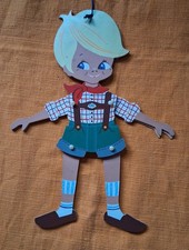 Kunst Holz Hampelmann, Hans HD 110, Made in W.-Germany, 1967, Alfred Mertens 