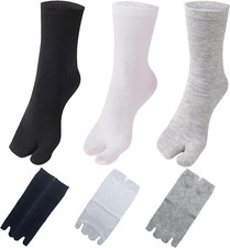 Herren Damen Tabi Zehensocken