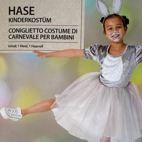 Hasen kinderkostüm kleid - kleid, mit