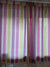 Vorhang 270 X 160cm Gestreift Gardine 