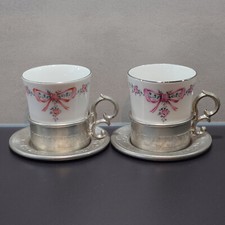 2x Porzellan Becher mit